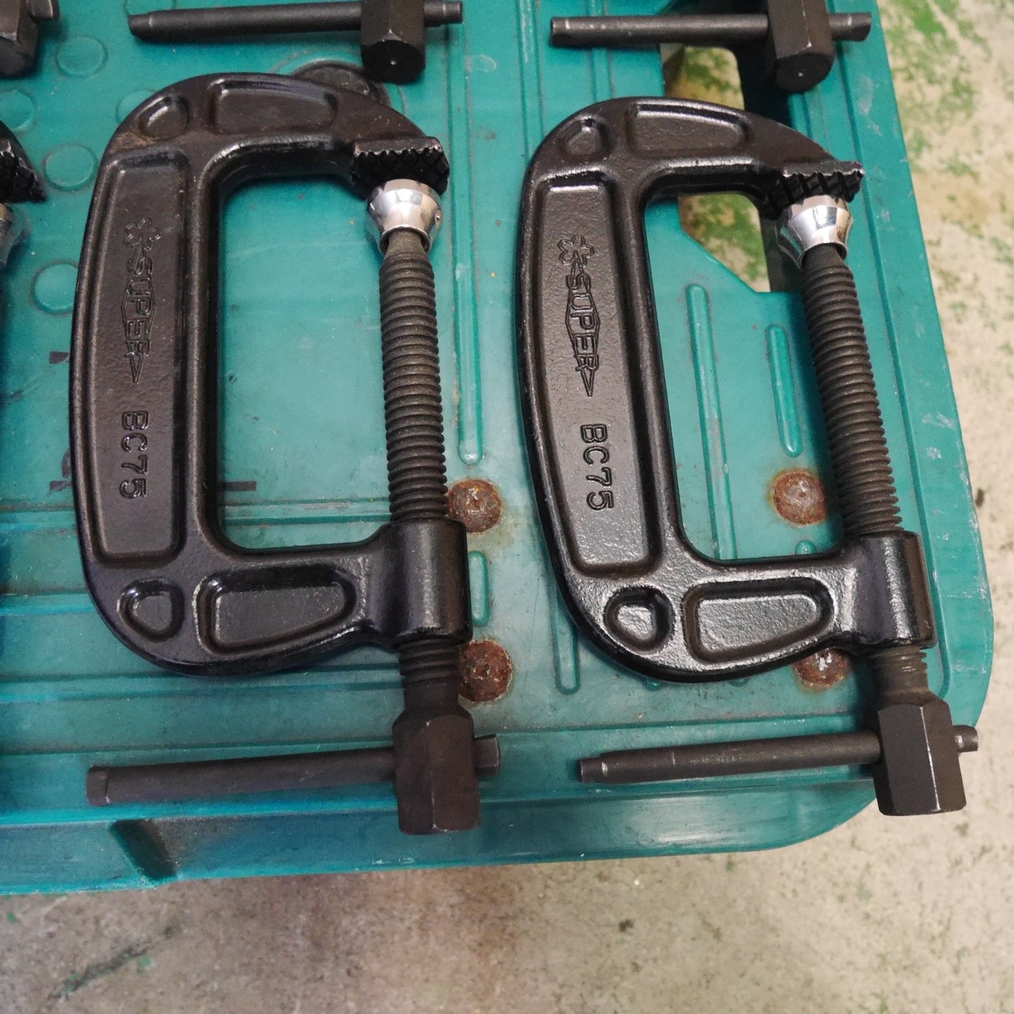 [送料無料] 12点まとめ売り☆SUPER TOOL スーパー ツール シャコ 万力 BC75 BC-75 クランプ 工具 道具☆