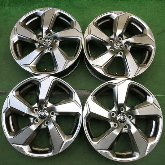 キレイ★トヨタ RAV4 純正 ホイール 18インチ 18×7J ハリアー 等 PCD114.3/5H★5081509HAホ