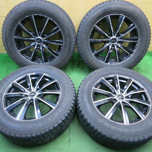 バリ溝！8.5分★LEONIS SL 225/65R17 スタッドレス ヨコハマ ジオランダー i/T-S レオニス 17インチ PCD114.3/5H★5050701NJス