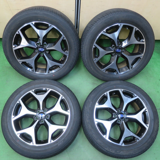キレイ★スバル SJ系 フォレスター 純正 225/55R18 ブリヂストン デューラー H/L 400 18インチ PCD100/5H★5040802イノ