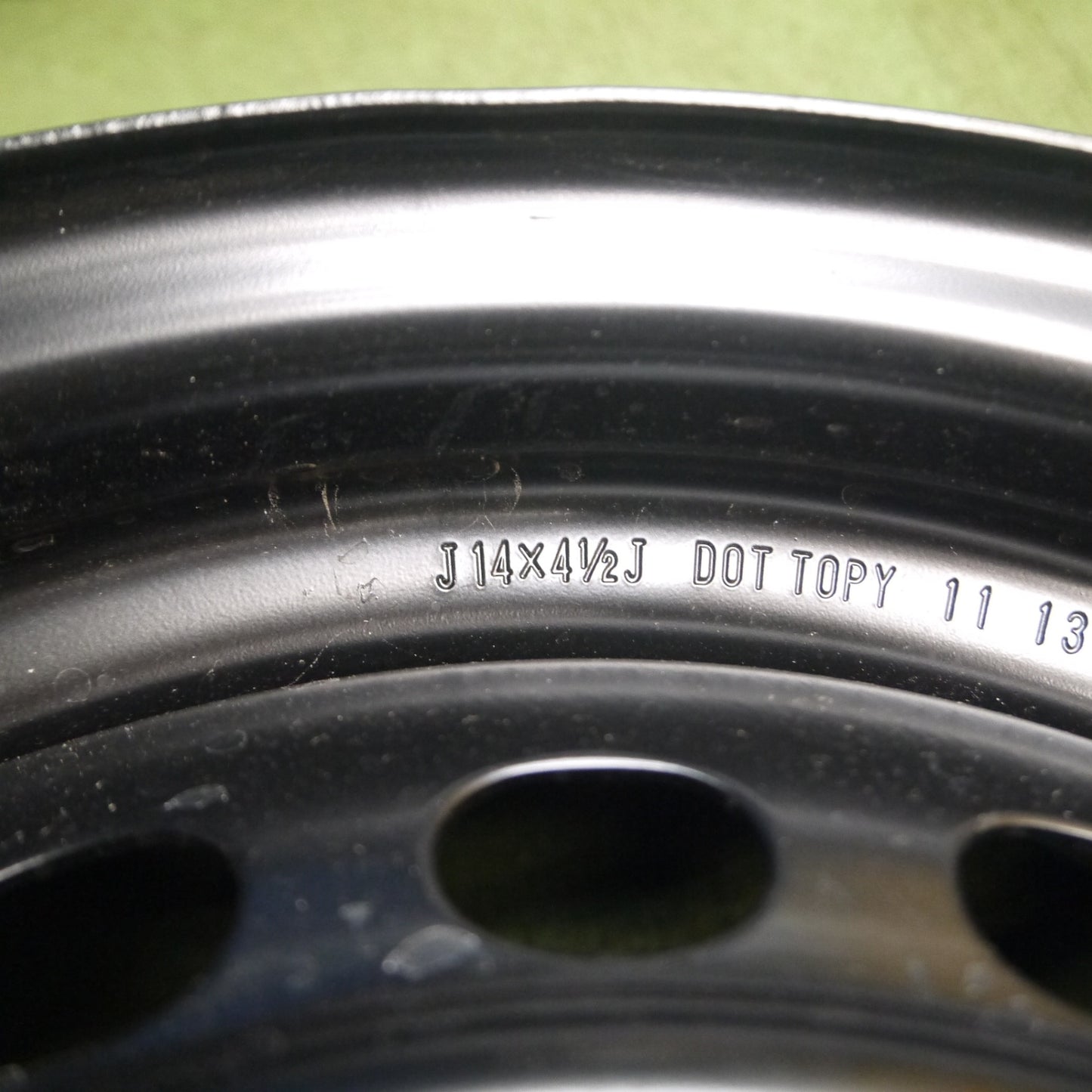 *送料無料* 新車外し★ホンダ N-BOX 純正 スチール ホイール 14インチ 14×4.5J PCD100/4H★4041902Hホ