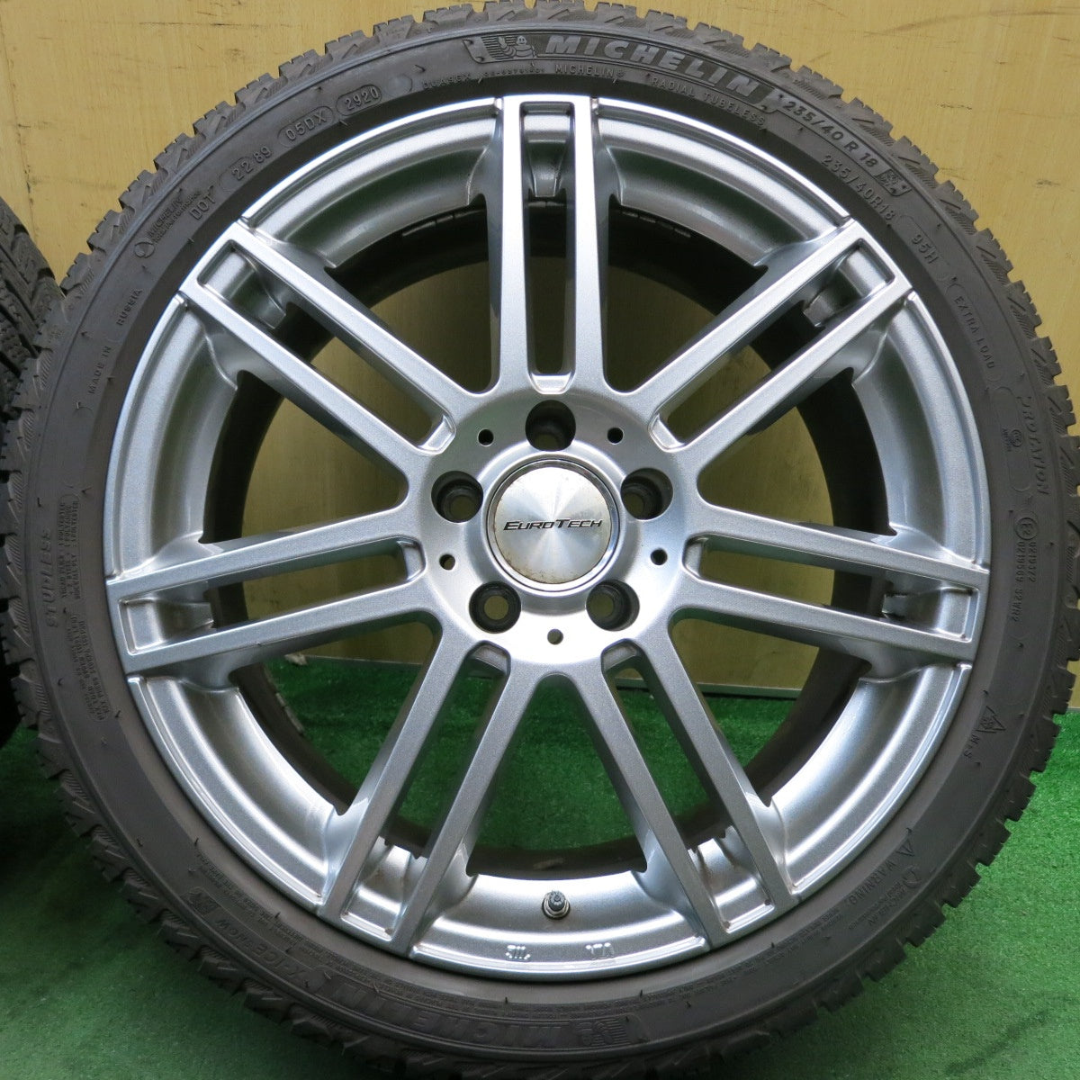 センサー付き★ベンツ 等 EUROTECH TW7 235/40R18 スタッドレス ミシュラン X-ICE SNOW ユーロテック 18インチ PCD112/5H★5081005HAス