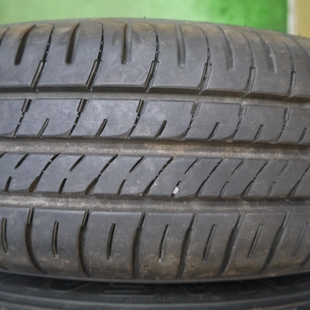 バリ溝！25年！ほぼ10分◎ダイハツ タント ムーヴ ミラ 等 純正 スチール 145/80R13 ダンロップ エナセーブ EC204 13インチ PCD100/4H◎6082801Hノ
