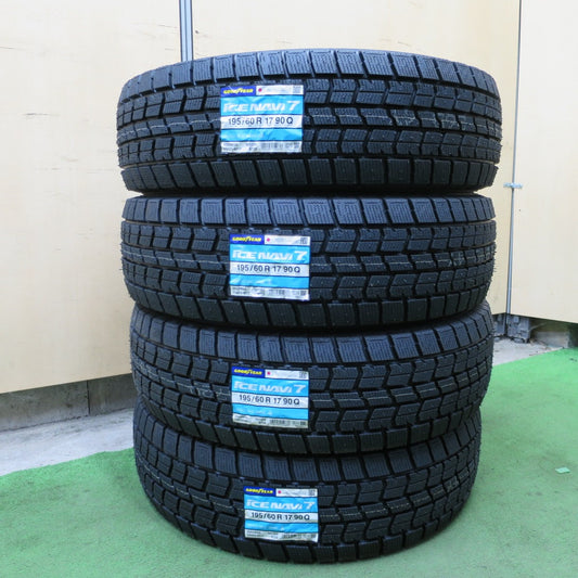 未使用！25年★スタッドレス 195/60R17 グッドイヤー アイスナビ7 タイヤ 17インチ ライズ ロッキー 60系 プリウス 等★6032704NGスタ