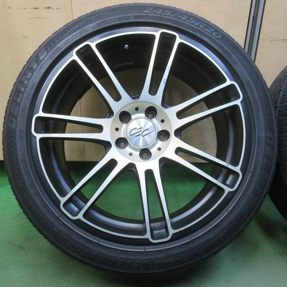 4本価格◎CEC C883 245/45R20 デリンテ デザートストーム D8+ DESERT STORM 20インチ PCD114.3/5H◎6091506IMノ