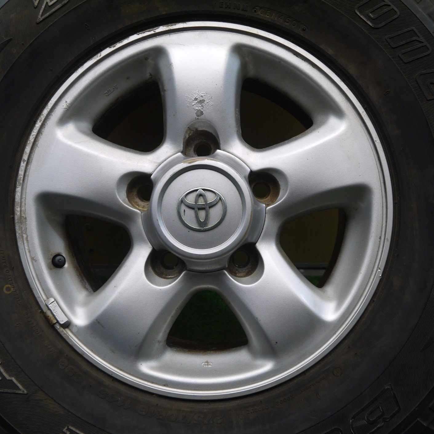 *送料無料* ４本価格★トヨタ 100系 ランクル 純正 275/70R16 ブリヂストン デューラー A/T 693 ランドクルーザー★3051005アノ