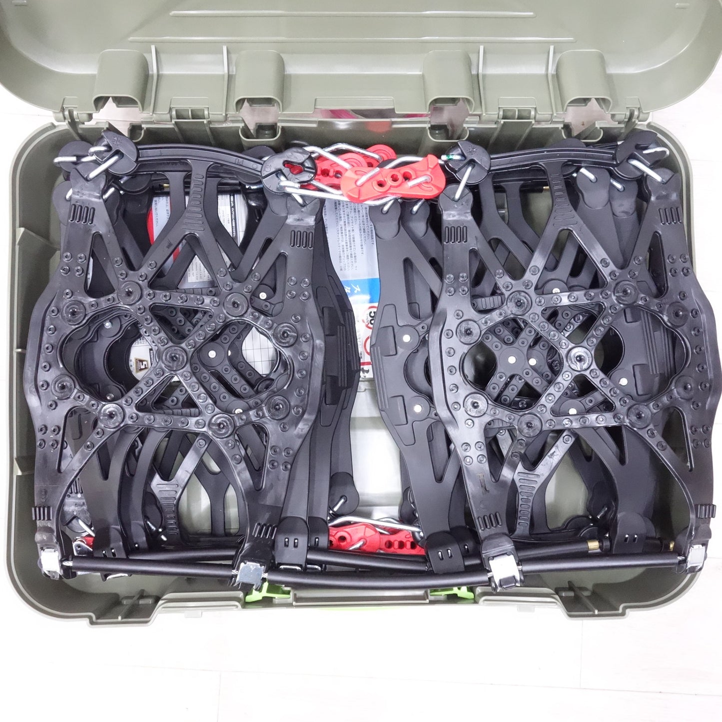 [送料無料] ほぼ未使用◆カーメイト バイアスロン 非金属 タイヤ チェーン クイック イージー QE6L CARMATE BIATHLON QUICK EASY◆