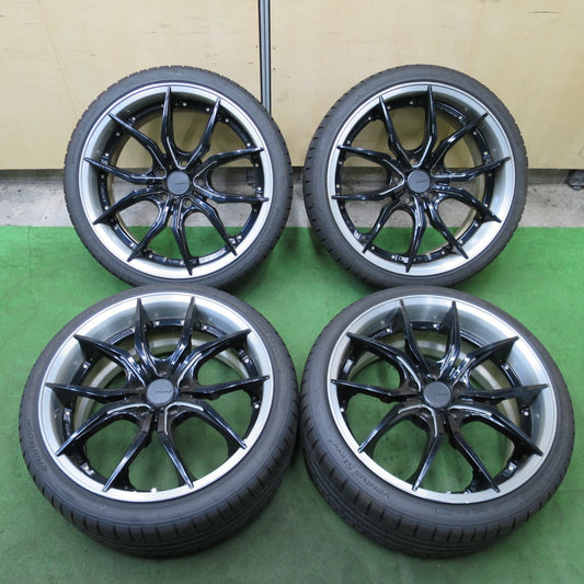 バリ溝！24年！9.5分★RAYS 57FXX-PRO 225/35R19 235/35R19 ハンコック ベンタス S1 evo3 レイズ 19インチ PCD114.3/5H★6022702ナノ