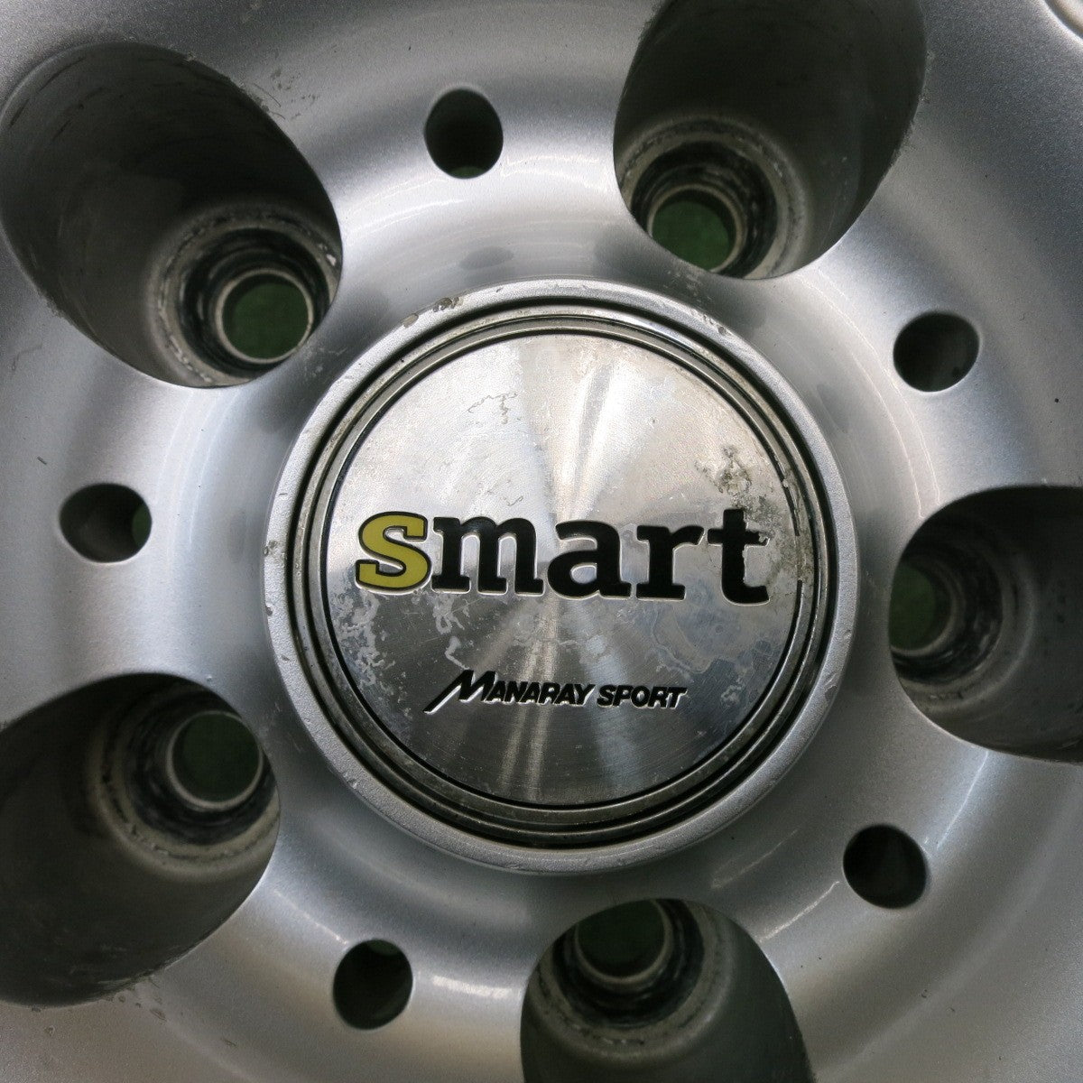 4本価格★smart MANARAY SPORT 18インチ ホイール スマート マナレイ スポーツ 18×8J PCD114.3/5H★6062402HAホ