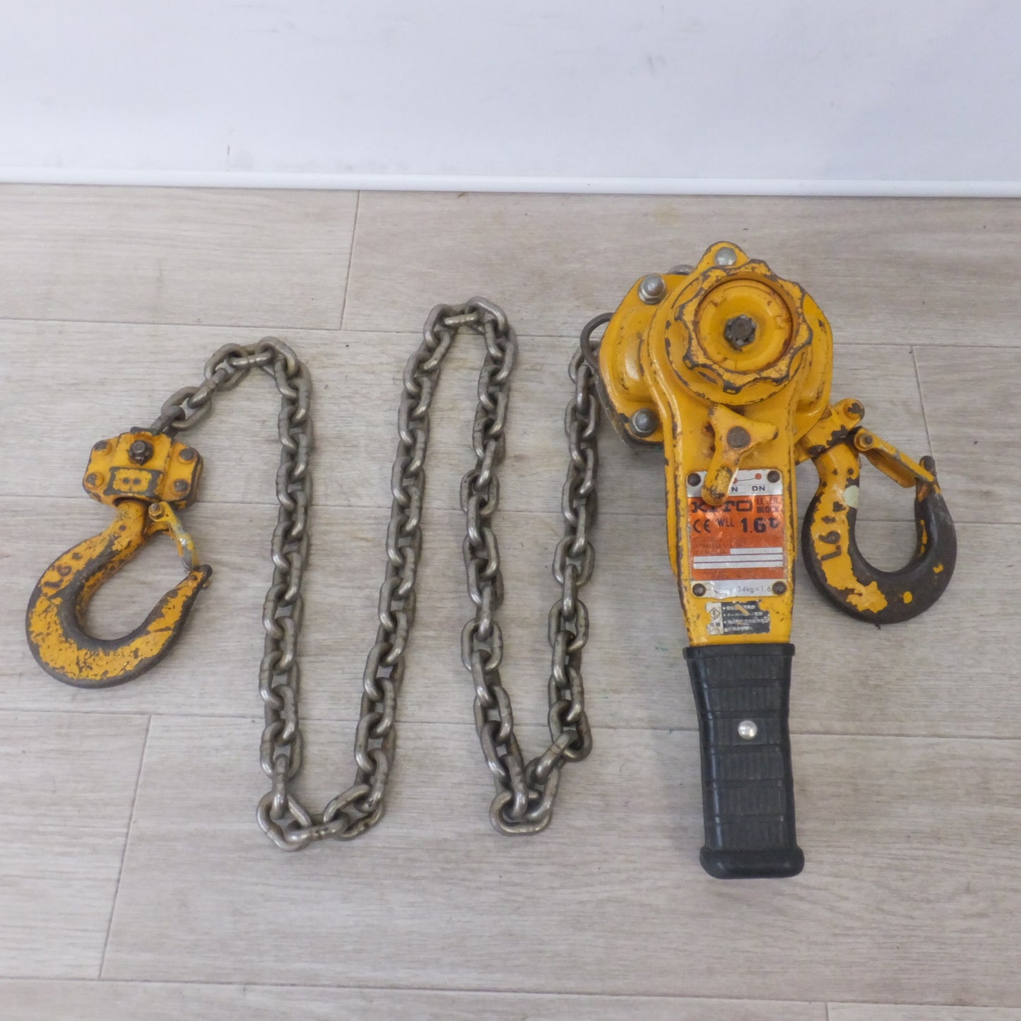 [送料無料] ★キトー KITO レバーブロック LB016 L5A 1.6t　CHAIN V-7.1×19.9mm(2)★
