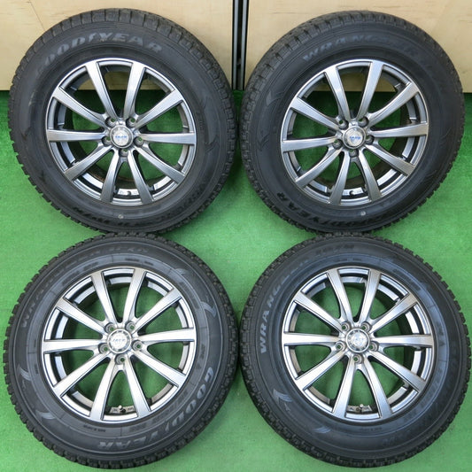 バリ溝！9分★フォレスター等 215/65R16 スタッドレス グッドイヤー ラングラー IP/N ZACK JP-110 PCD100/5H★4042401イス