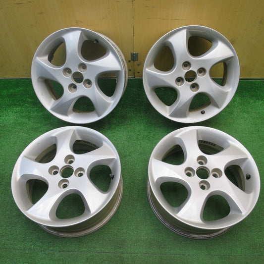4本価格★マツダ DY デミオ 純正 ホイール 15インチ 15×6J PCD100/4H★5111603NJホ