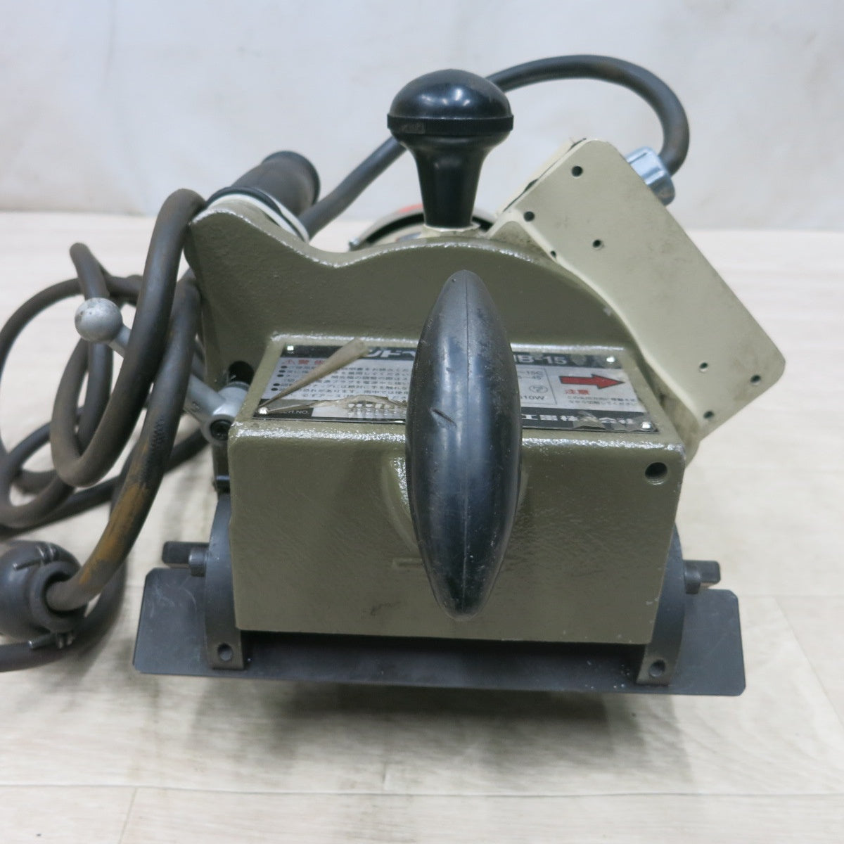 [送料無料] ほぼ未使用◆日東工器 ハンド ベベラー 開先 面取り機 三相 200V HB-15 電動 工具◆