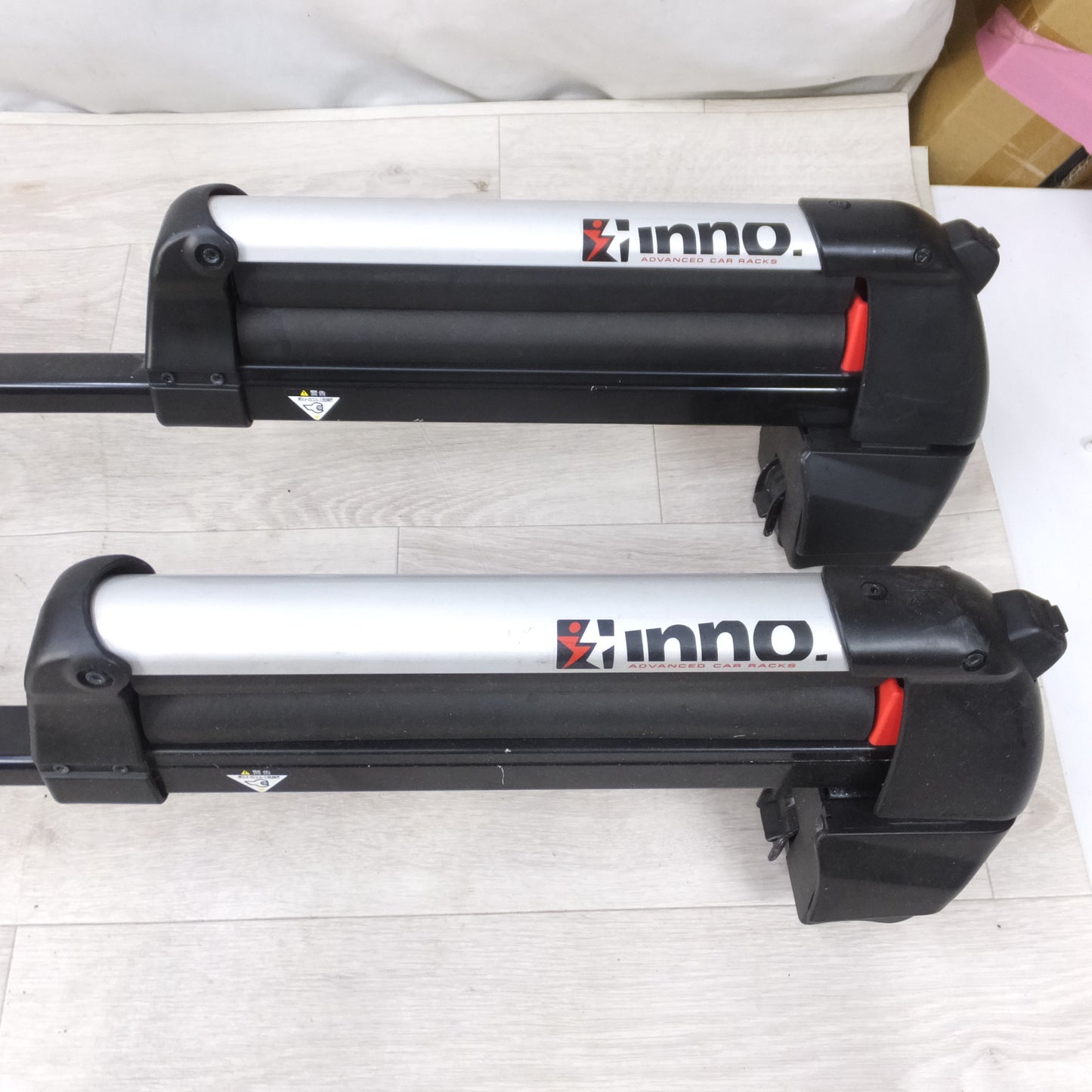 [送料無料] ◆INNO スノーボード スキー ウィンター キャリア ルーフ キャリア 鍵付き RH738 アテンザ などに◆