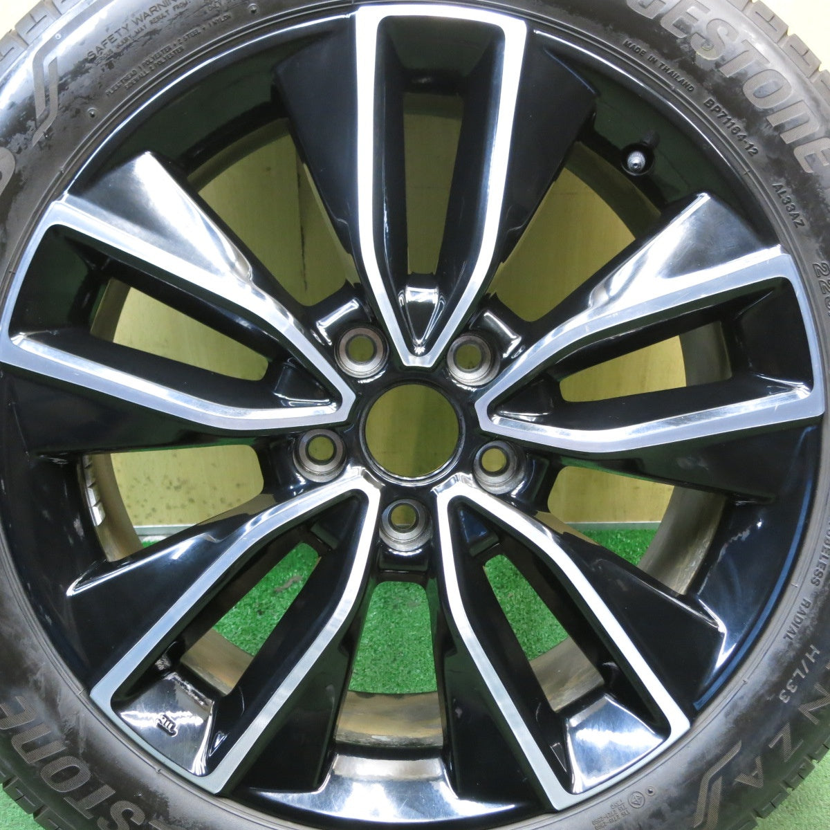 バリ溝！23年！キレイ！8.5分！1本◎ホンダ RV ヴェゼル 純正 225/50R18 ブリヂストン アレンザ H/L 33 18インチ PCD114.3/5H◎6080304KKノ