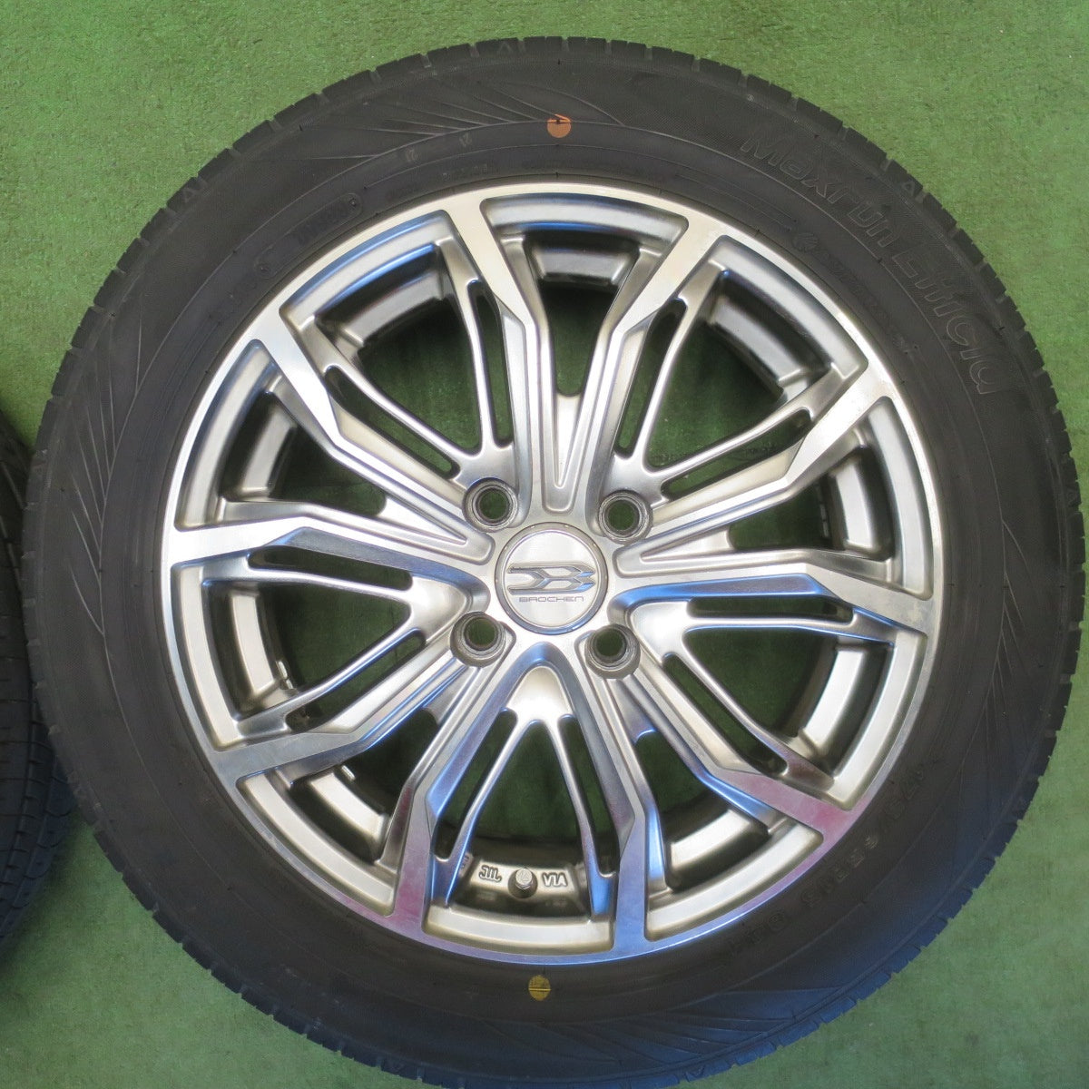 バリ溝！23年！9.5分★175/65R15 オートバックス Maxrun Efficia BROCKEN DS25 ブロッケン 15インチ PCD100/4H★6051012NJノ