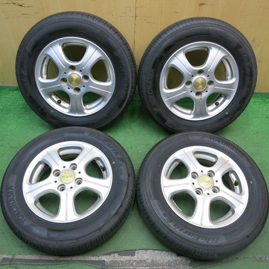 4本価格！23年★145/80R13 ヨコハマ BluEarth-ES ES32 ViVO 社外 アルミ ブルーアース 13インチ PCD100/4H★5083103HAノ