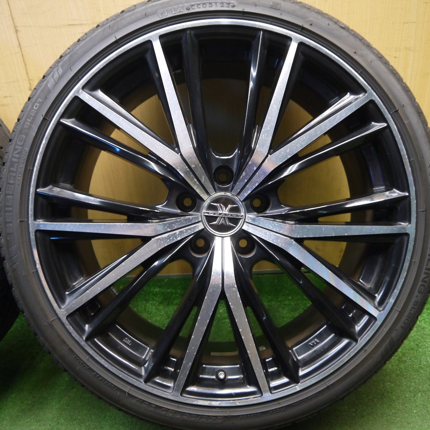 バリ溝！23年！9.5分★632 LOXARNY MAGNUS 245/35R20 セイバーリング SL201 ロクサーニ マグナス 20インチ PCD114.3/5H★6031005Hノ