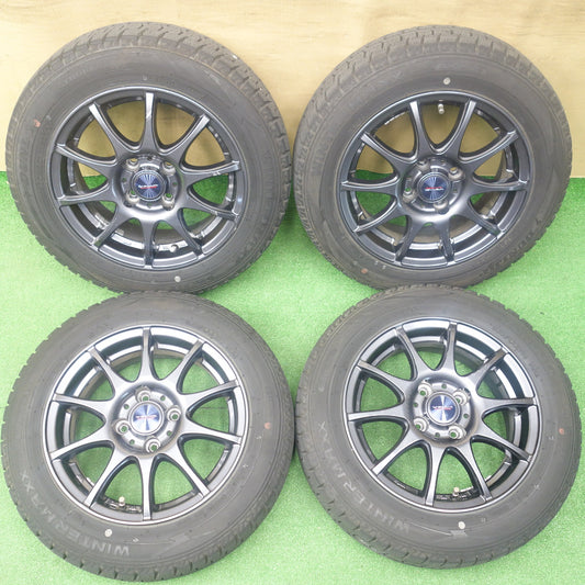 バリ溝！22年！9.5分★スタッドレス 165/65R14 ダンロップ ウインターマックス WM02 VELVA CHARGE ヴェルヴァ 14インチ PCD100/4H★6022703KTス