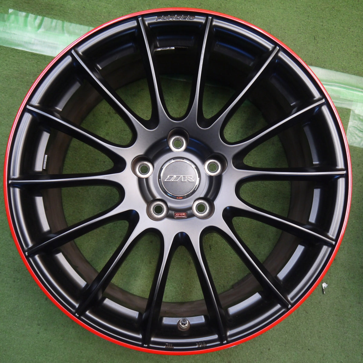キレイ！センサー付き◎weds 11R 脇阪寿一 プロデュース 鍛造 ホイール 18インチ ウェッズ 18×8.0J PCD114.3/5H◎6091108Hホ