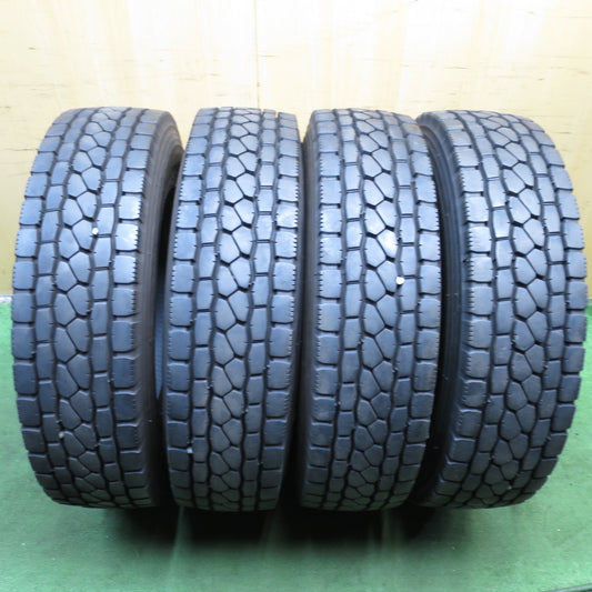 *送料無料* バリ溝!22年!9.5分★トラック タイヤ 225/80R17.5 123/122L ブリヂストン エコピア M801Ⅱ ミックス 17.5インチ★4033004KKスタ