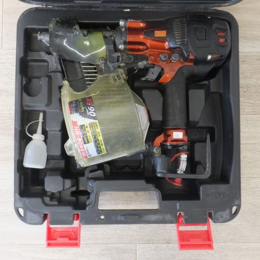 ★マックス MAX 釘打機 スーパーネイラ HN-90N5[D]-R コイルネイラ　高圧 90mm★