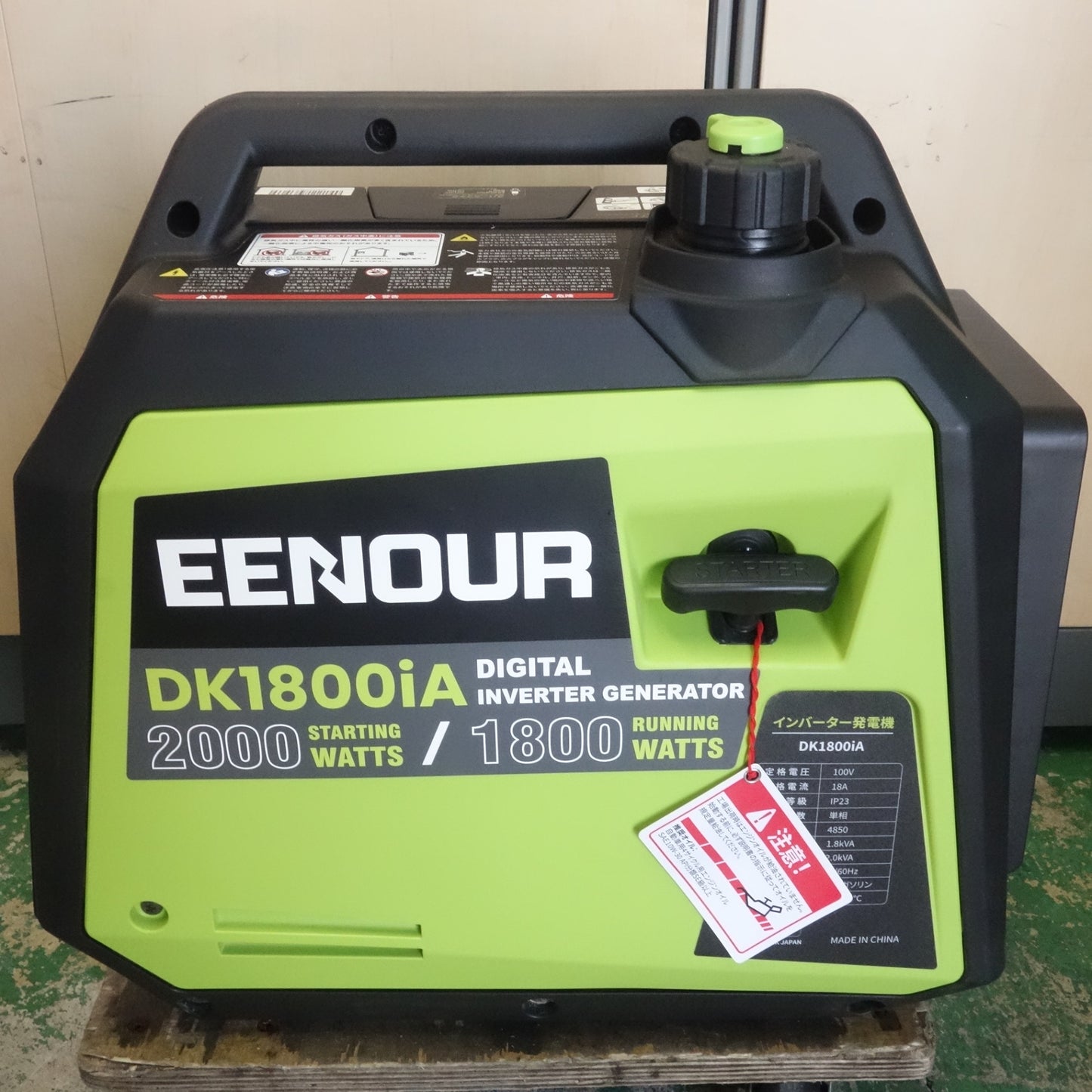 [送料無料] ほぼ未使用☆EENOUR インバーター ガソリン 発電機 DK1800iA 定格出力 1.8kVA 正弦波 防音型 軽量 高出力 静音☆