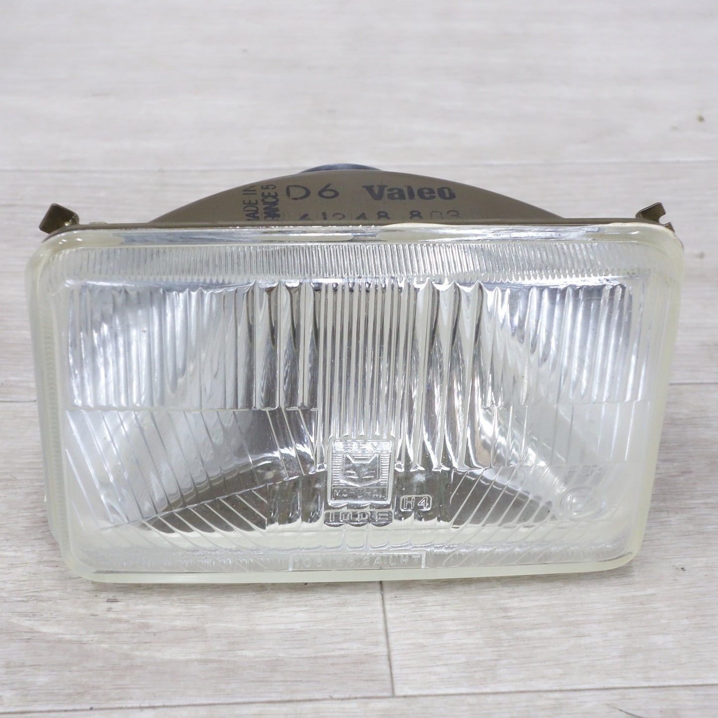 [送料無料] 未使用！左右セット◆MARCHAL マーシャル ヘッドライト H4 角目 ハロゲン Valeo D6 ヘッドランプ 当時物 旧車◆