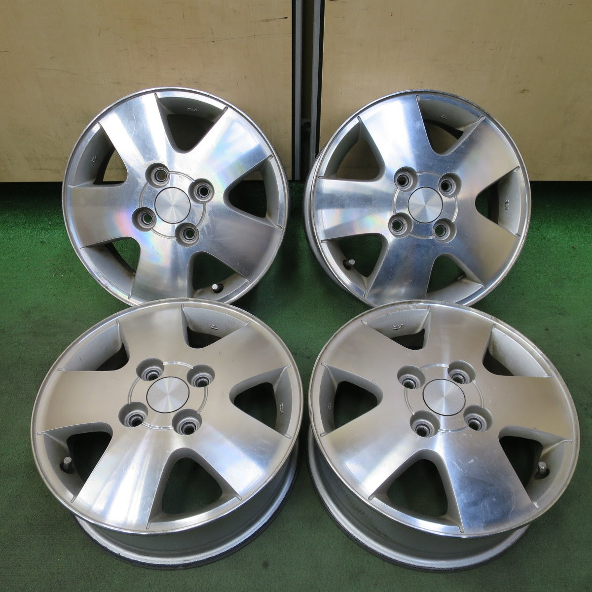 4本価格◎スズキ DA62W エブリイ ワゴン 純正 ホイール 13インチ 13×4.50B PCD100/4H◎6080802NGホ