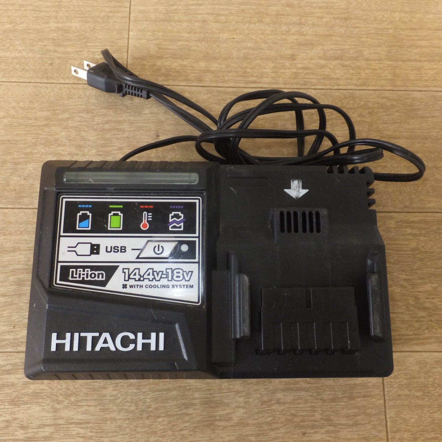 [送料無料] ジャンク★日立 コードレスインパクトドライバ WH18DDL2　急速充電器 UC18YSL3　HiKOKI 蓄電池 BSL36A18　セット★