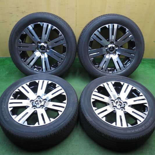 新車外し！22年★三菱 デリカ D:5 純正 225/55R18 ヨコハマ ジオランダー SUV G055 G055E 18インチ D5 PCD114.3/5H★5043002KKノ