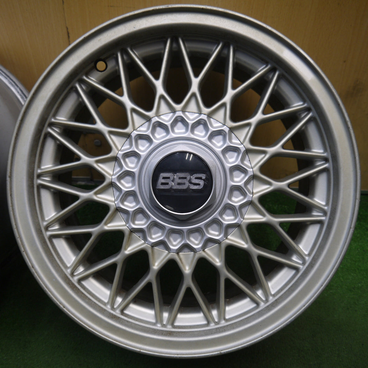 4本価格◎BMW E30 M3 純正 BBS メッシュ ホイール 15インチ 15×7J PCD120/5H◎6090805Hホ