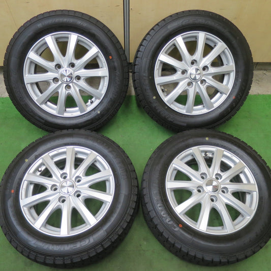 バリ溝！24年！キレイ！9.5分以上★スタッドレス 195/65R15 グッドイヤー アイスナビ7 ravrion RS01 ラブリオン 15インチ PCD114.3/5H★5112101TTス