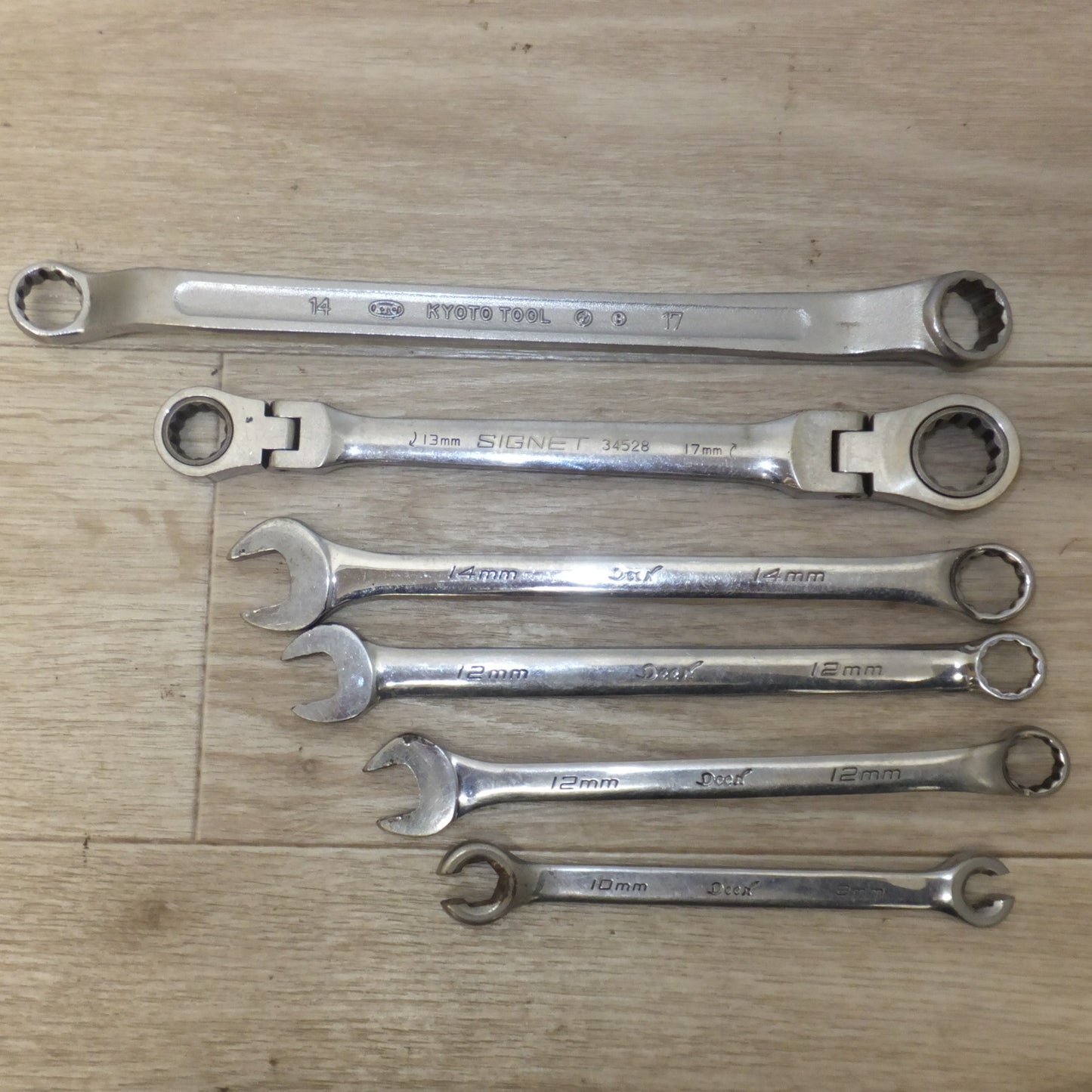 [送料無料] ★ハンドツール スパナ レンチ など 各種 セット　Deen KTC SIGNET ほか★