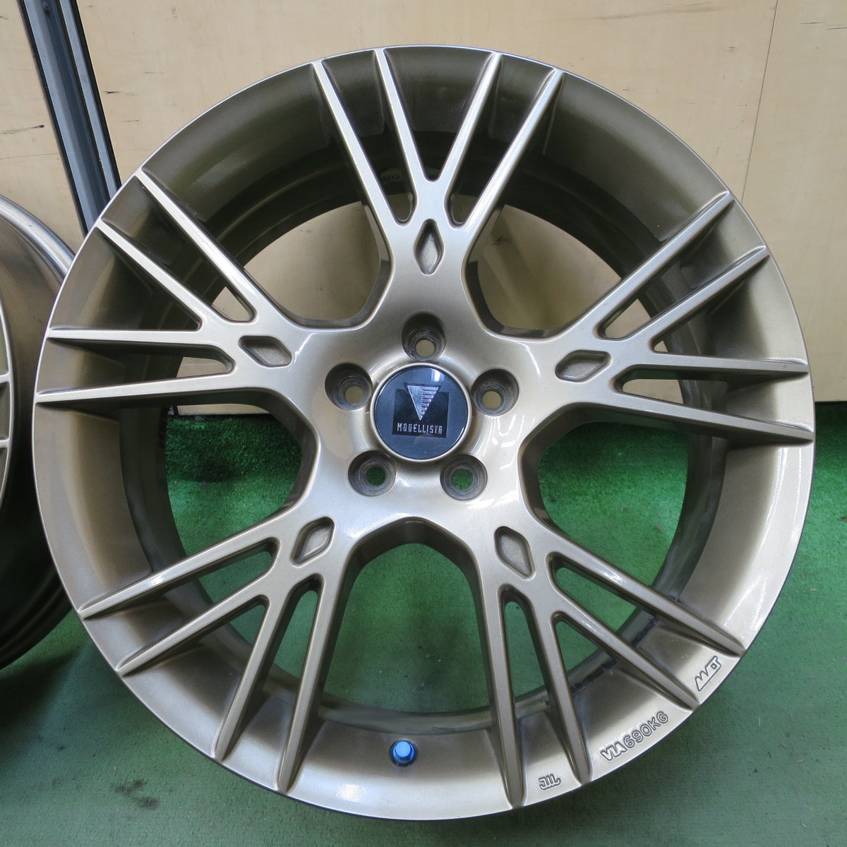 4本価格◎プリウス 86 BRZ 等 MODELLISTA WingDancerII 18インチ ホイール モデリスタ ウイングダンサー2 18×7J PCD100/5H◎6080801NGホ