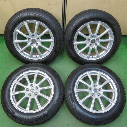 バリ溝！23年！キレイ！9.5分★スタッドレス 225/60R18 ブリヂストン ブリザック DM-V3 ECO FORME エコフォルム 18インチ PCD114.3/5H★5040501イス