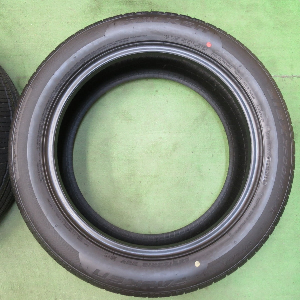 新車外し！24年★225/55R18 ファルケン ZIEX ZE001A A/S タイヤ 18インチ フォレスター クロストレック レイバック 等★5080807イノタ