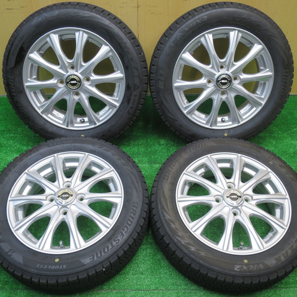 キレイ！23年★スタッドレス 155/65R14 ブリヂストン ブリザック VRX2 AXEL アクセル 14インチ PCD100/4H★5100804NJス