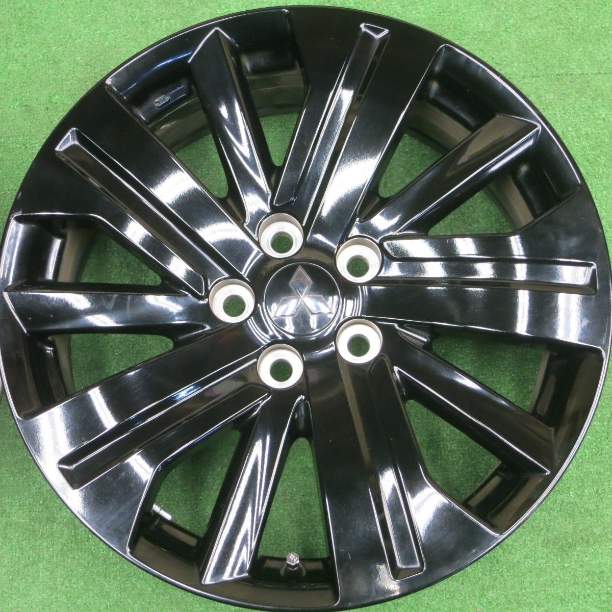 4本価格★三菱 RVR ブラックエディション 純正 ENKEI ホイール 18インチ 18×7J エンケイ PCD114.3/5H★6021803NKホ