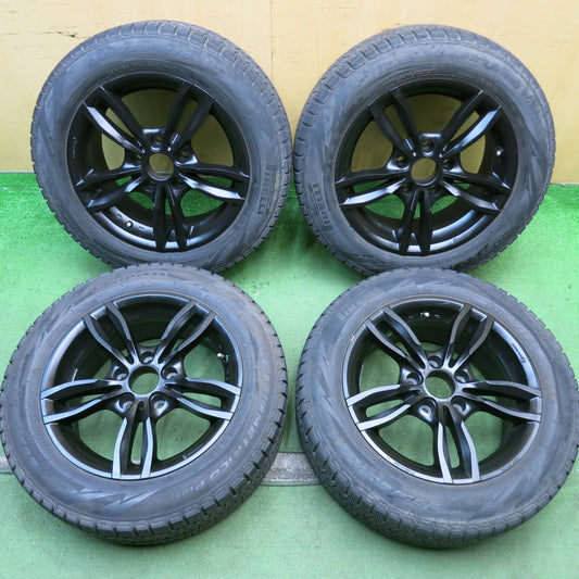 4本価格★BMW 等 MAK LUFT 205/60R16 スタッドレス ピレリ アイスアシンメトリコ プラス 16インチ PCD120/5H★5080211HAス