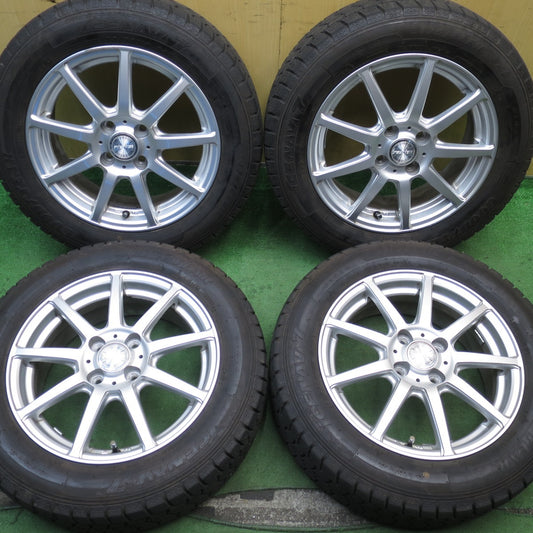 バリ溝！21年！キレイ！9.5分★スタッドレス 175/65R15 グッドイヤー アイスナビ7 ravrion ラブリオン 15インチ PCD100/4H★5081304NJス