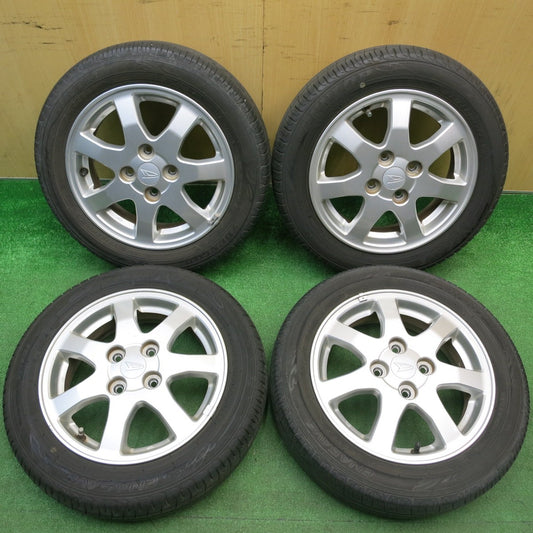 バリ溝！21年！8.5分★ダイハツ タント ムーヴ 等 純正 155/65R14 ダンロップ エナセーブ EC204 EC203 14インチ PCD100/4H★5121805HAノ