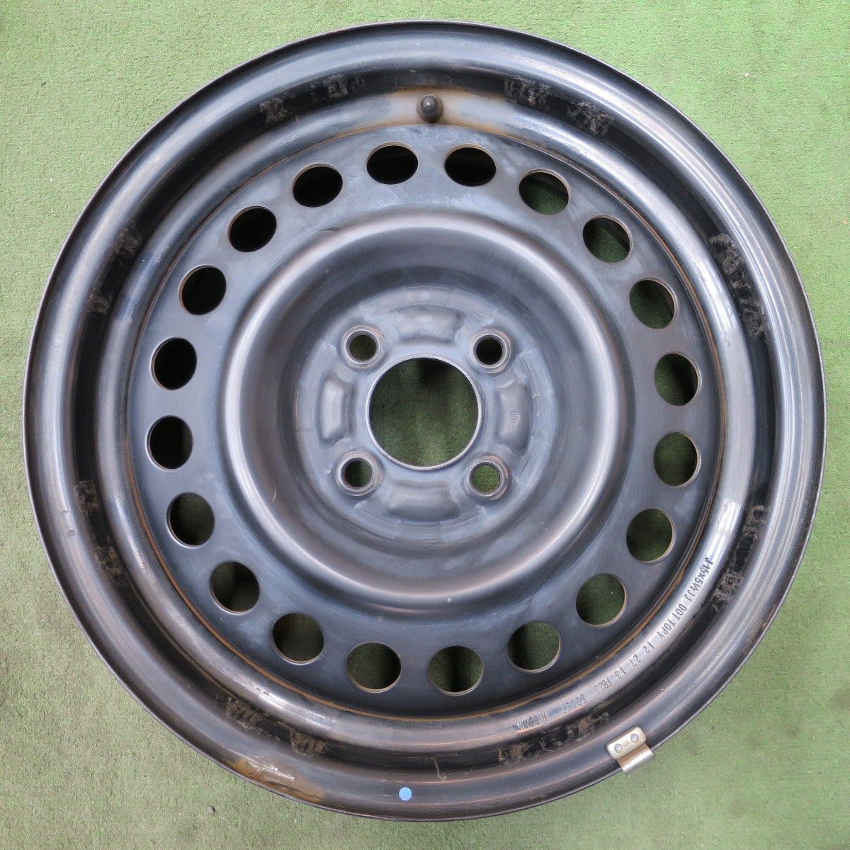 キレイ★日産 Z12 キューブ 純正 スチール ホイール 15インチ 15×5.5JJ PCD100/4H★6061301NGホ