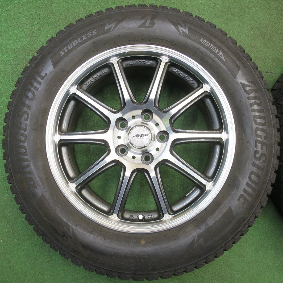 バリ溝！9分★スタッドレス 225/65R17 ブリヂストン ブリザック DM-V3 ZINA MP LITE ZL101 ジーナ 17インチ PCD114.3/5H★6021701NJス
