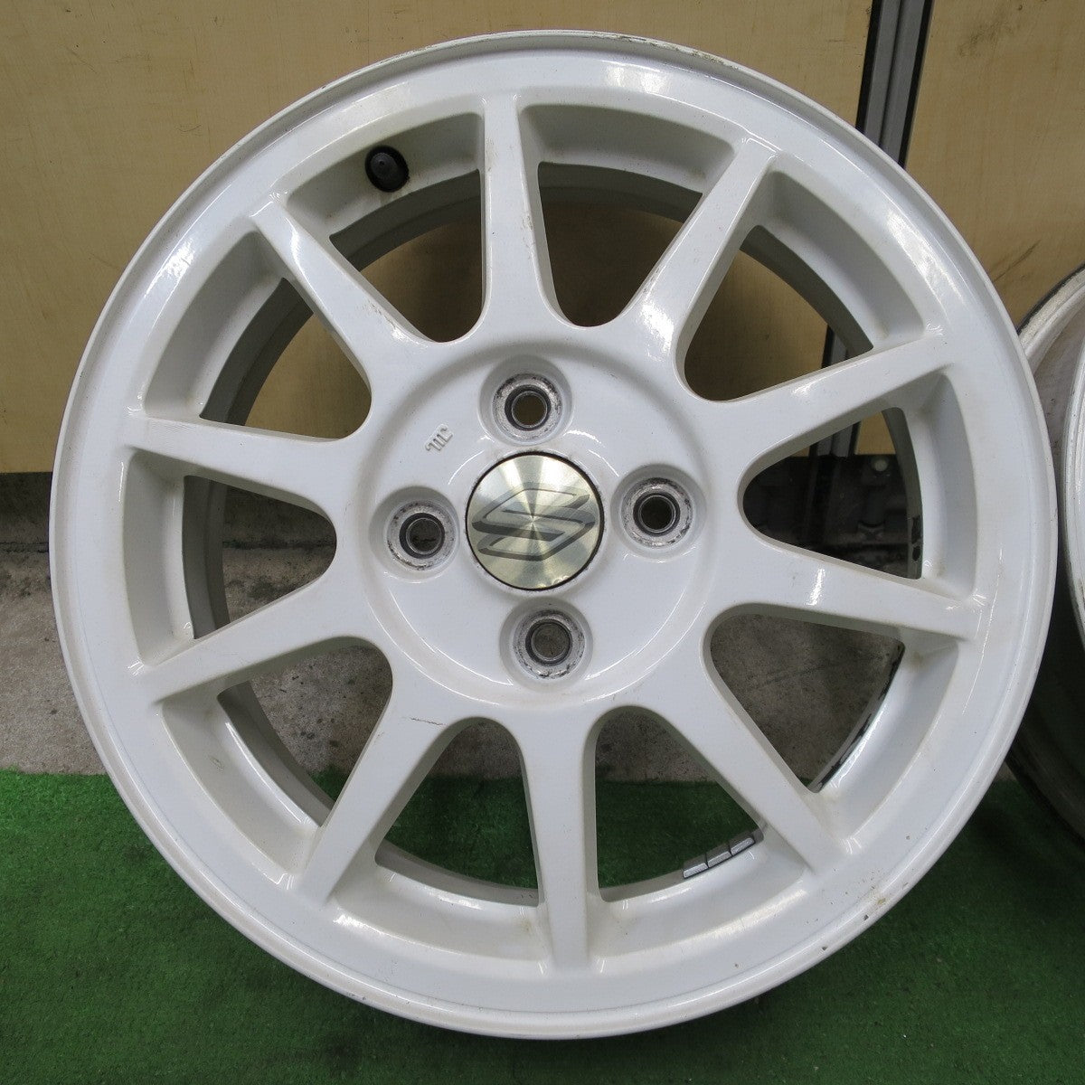 4本価格◎スズキ HT81S スイフト スポーツ 純正 ホイール 15インチ 15×5J PCD100/4H◎6081701NGホ