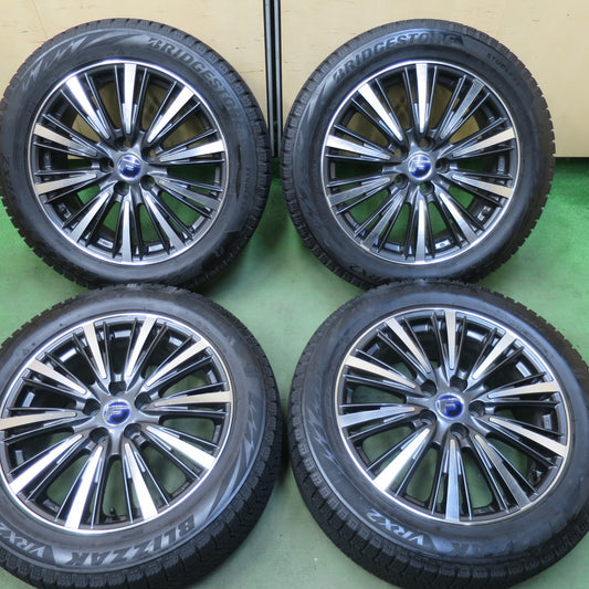 バリ溝！キレイ！9.5分★Lehrmeister L-F SPORT 235/50R18 スタッドレス ブリヂストン ブリザック VRX2 レアマイスター LF スポーツ 18インチ PCD114.3/5H★5111004TTス