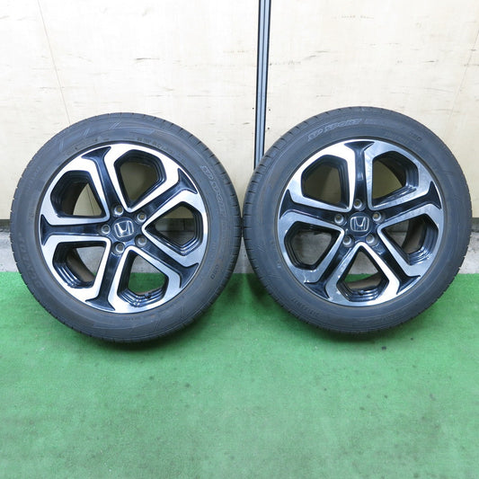 2本価格★ホンダ RU ヴェゼル 純正 215/55R17 ダンロップ SPスポーツマックス 050 17インチ PCD114.3/5H★6010505ナノ