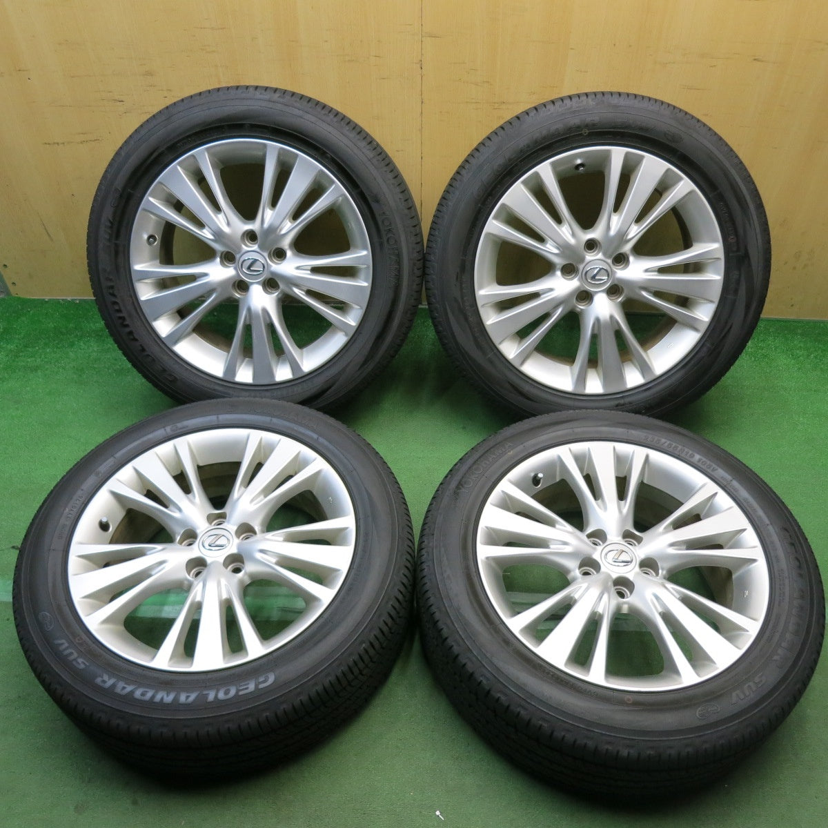 ほぼ未使用！26年◎レクサス RX 純正 235/55R19 ヨコハマ ジオランダー SUV 19インチ PCD114.3/5H◎6092706HAノ