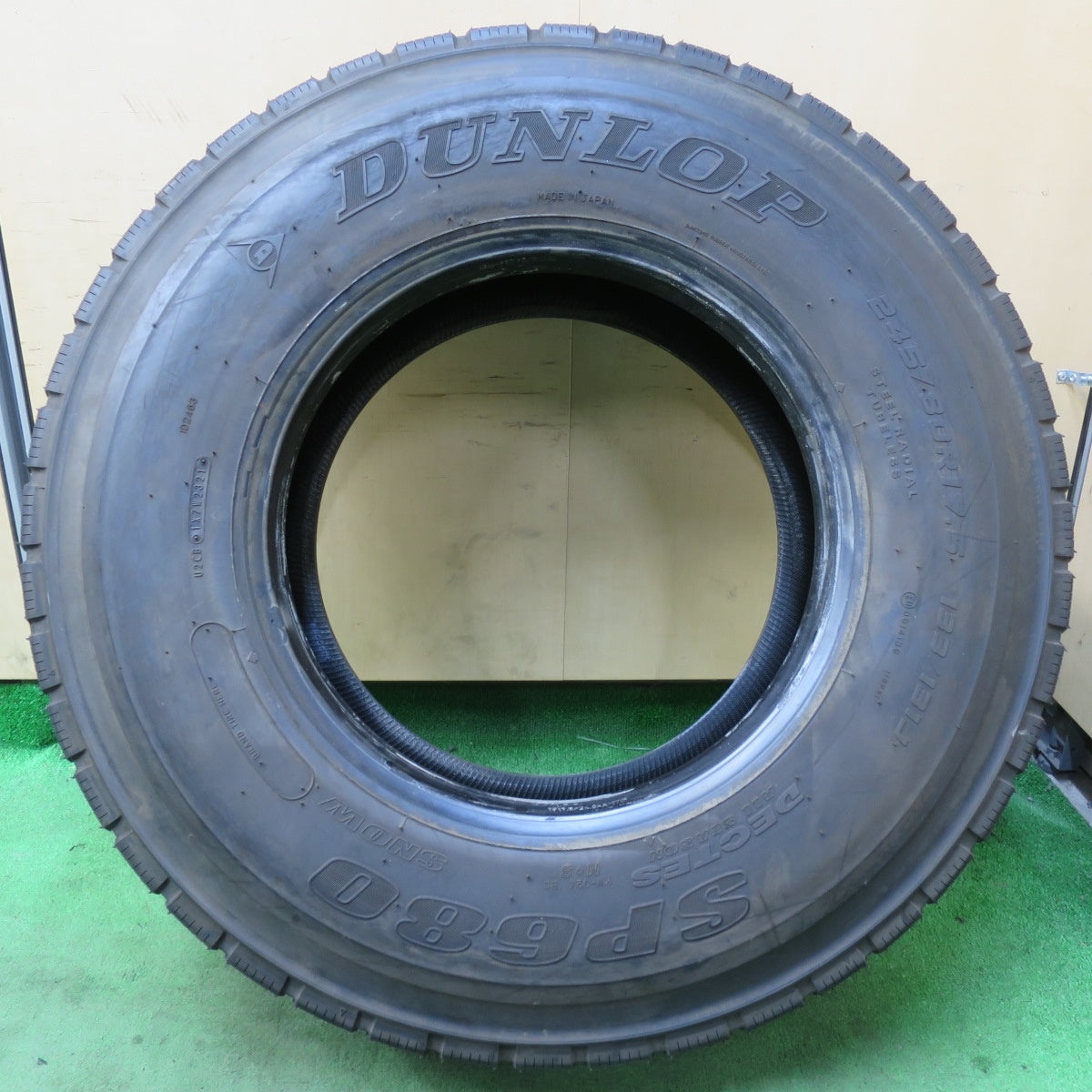 未使用！21年！1本★トラック タイヤ 245/80R17.5 133/131J ダンロップ デクテス SP680 ミックス オールシーズン DECTES 17.5インチ★5041608イスタ