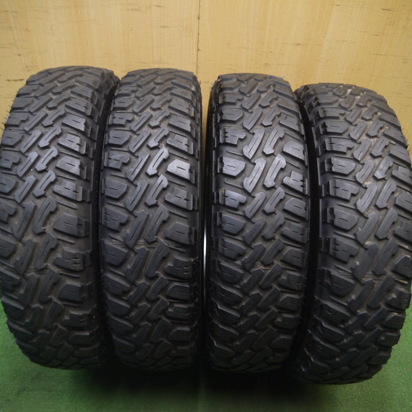 [送料無料] バリ溝！キレイ！9分★スズキ JB23 ジムニー ランドベンチャー 純正 ENKEI 175/80R16 ナンカン NK 4×4WD M/T FT-9 16インチ PCD139.7/5H★5021404Hノ